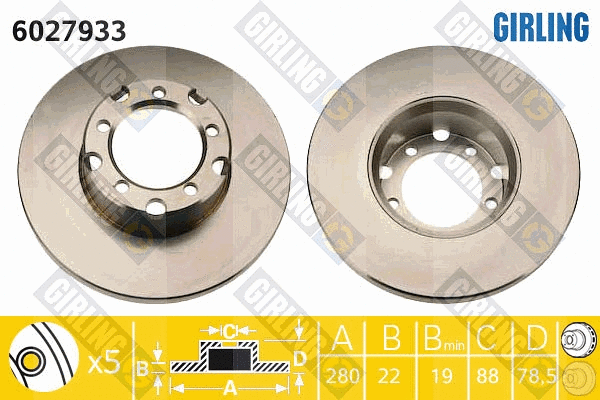 Brake Disc (6027933)