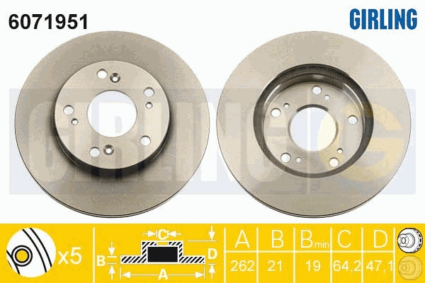 Brake Disc (6071951)