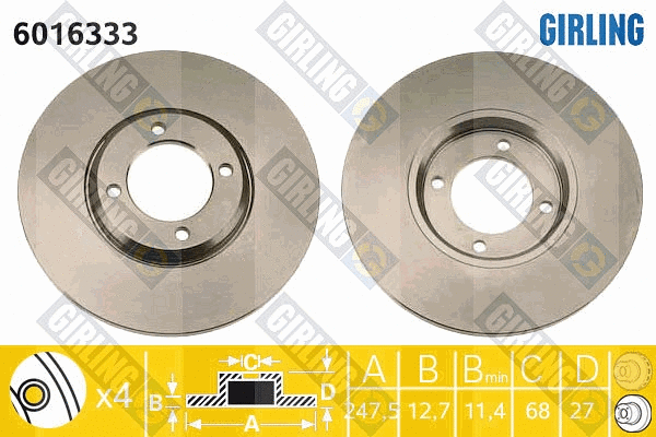 Brake Disc (6016333)