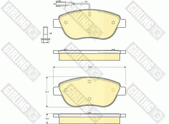 Brake Kit, disc brake (6411874)