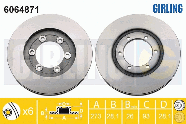 Brake Disc (6064871)