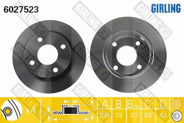 Brake Disc (6027523)