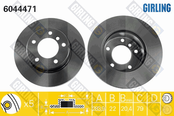 Brake Disc (6044471)