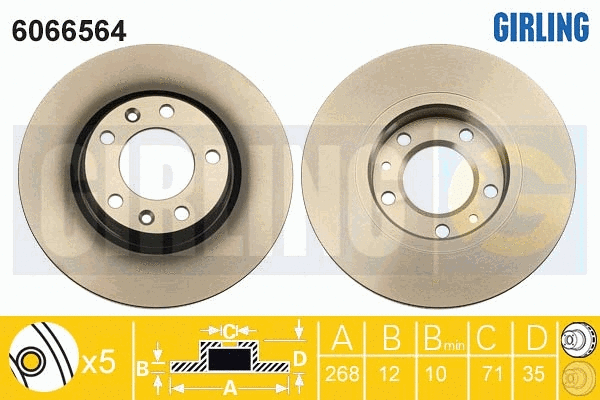 Brake Disc (6066564)