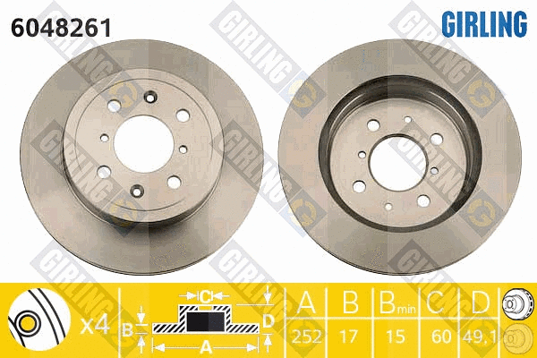 Brake Disc (6048261)