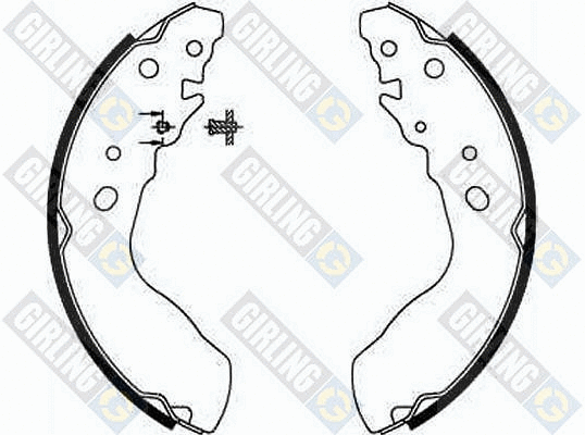 Brake Shoe Set (5186419)