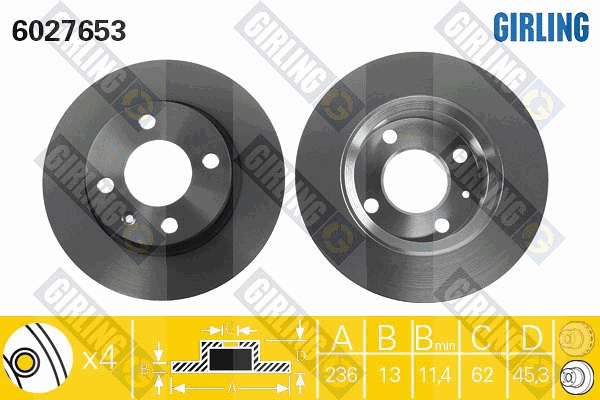Brake Disc (6027653)