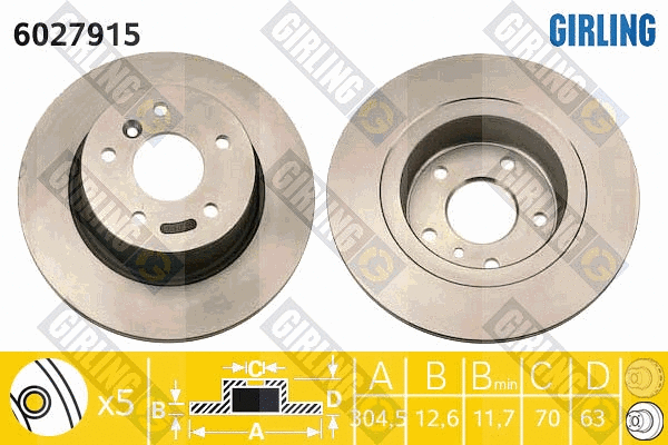 Brake Disc (6027915)