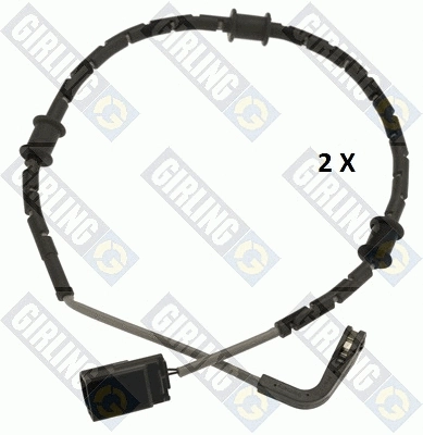 Warning Contact, brake pad wear (6337102)