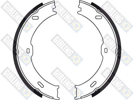 Brake Shoe Set, parking brake