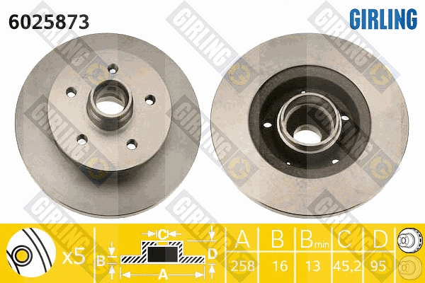 Brake Disc (6025873)