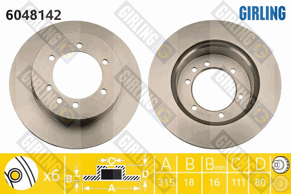 Brake Disc (6048142)