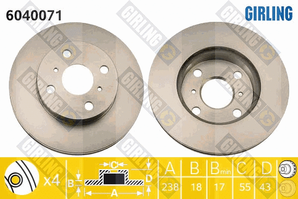 Brake Disc (6040071)