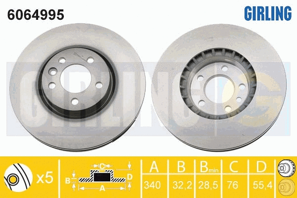 Brake Disc (6064995)