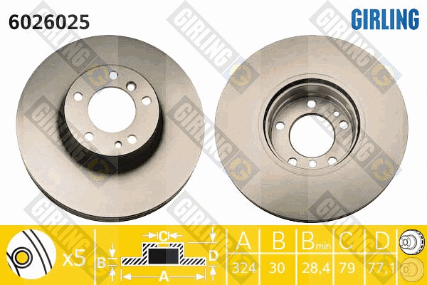Brake Disc (6026025)