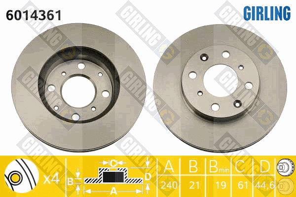 Brake Disc (6014361)