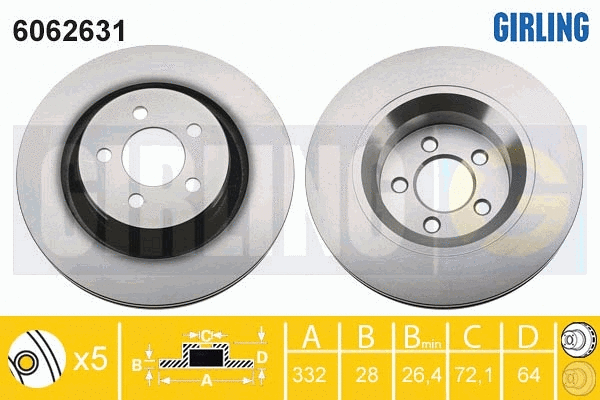 Brake Disc (6062631)