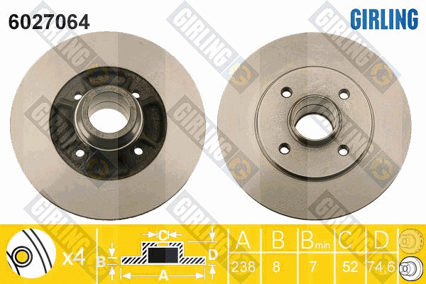 Brake Disc (6027064)