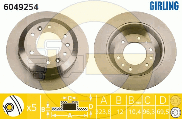 Brake Disc (6049254)