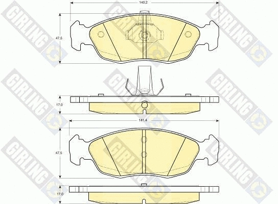 Brake Kit, disc brake (6410752)