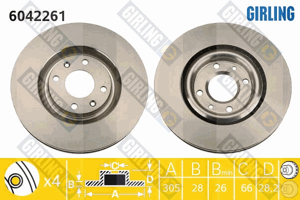 Brake Disc (6042261)