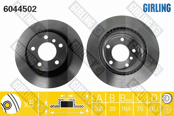 Brake Disc (6044502)