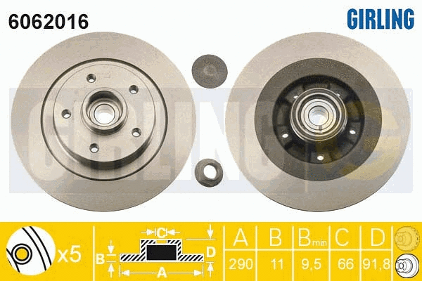 Brake Disc (6062016)