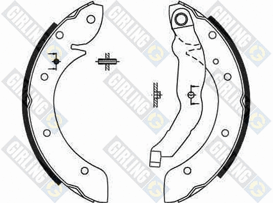 Brake Shoe Set (5185671)