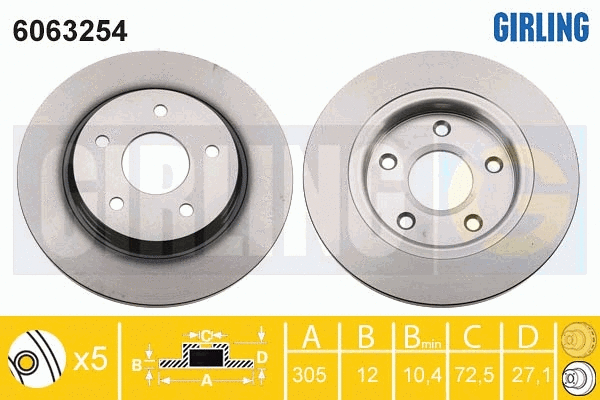 Brake Disc (6063254)