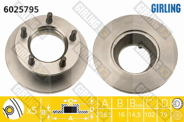 Brake Disc (6025795)