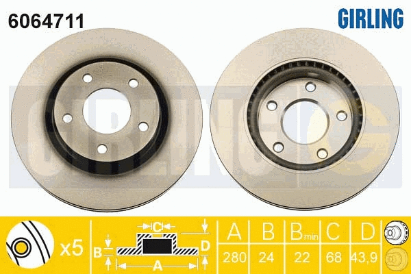 Brake Disc (6064711)