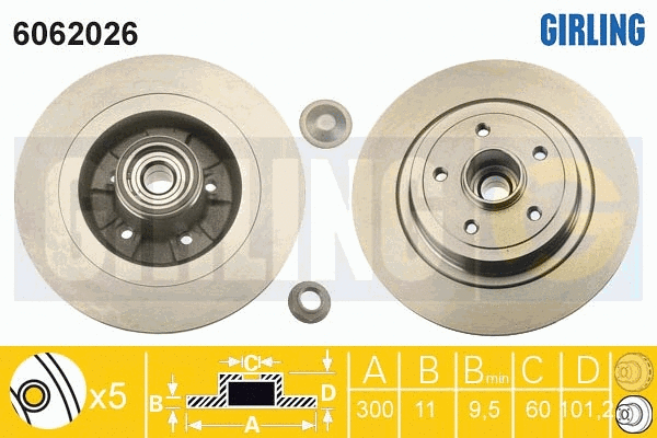 Brake Disc (6062026)