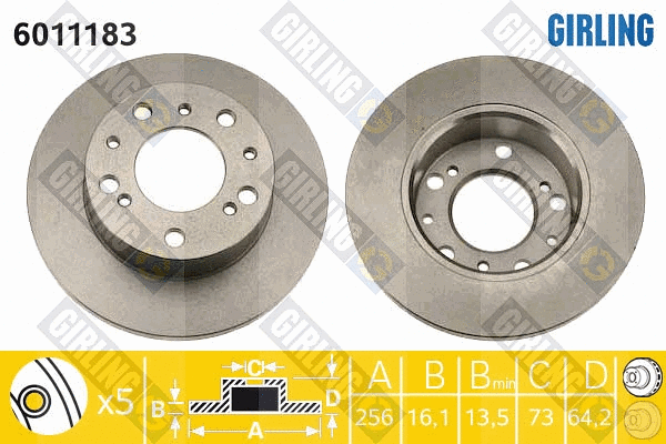 Brake Disc (6011183)