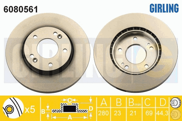 Brake Disc (6080561)