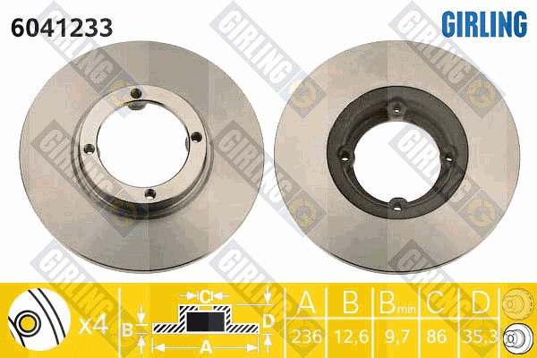 Brake Disc (6041233)