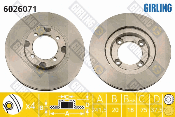 Brake Disc (6026071)