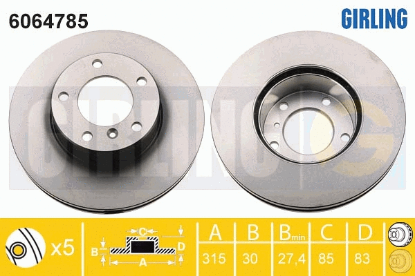 Brake Disc (6064785)