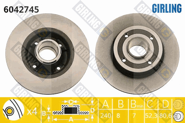 Brake Disc (6042745)