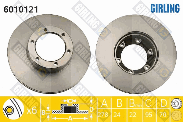 Brake Disc (6010121)