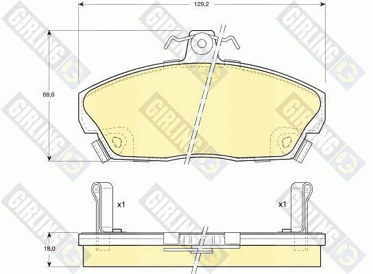 Brake Kit, disc brake (6411011)