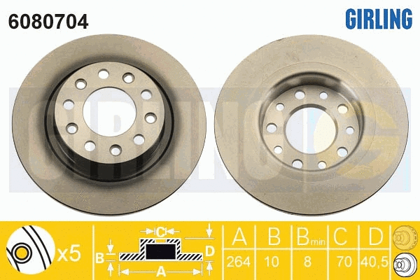 Brake Disc (6080704)