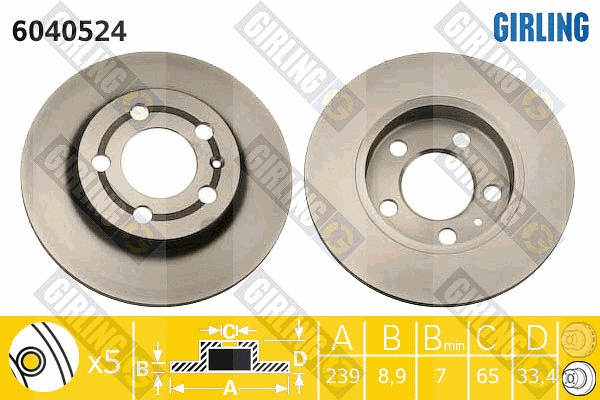 Brake Disc (6040524)
