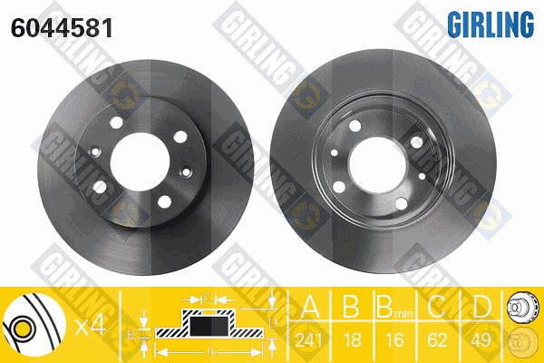 Brake Disc (6044581)