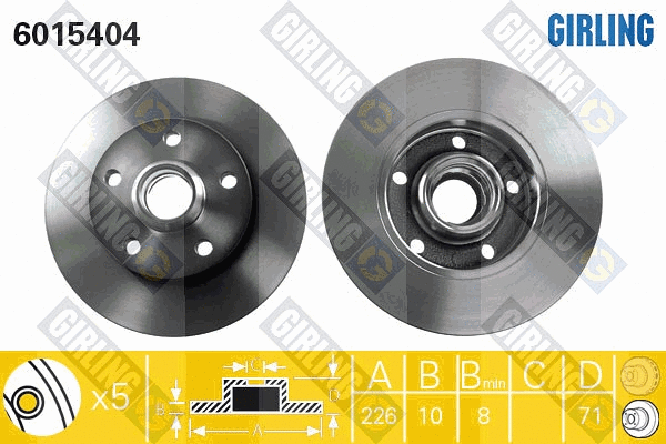 Brake Disc (6015404)