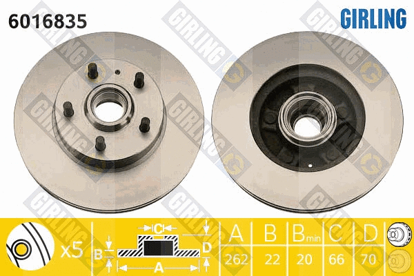 Brake Disc (6016835)