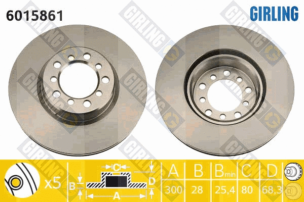Brake Disc (6015861)