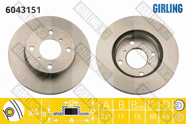Brake Disc (6043151)