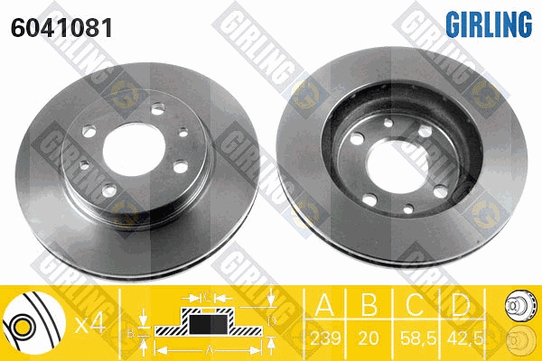 Brake Disc (6041081)