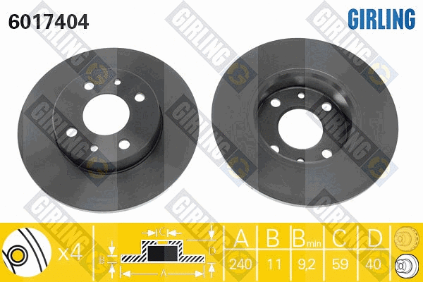Brake Disc (6017404)