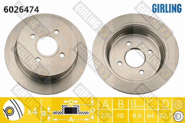 Brake Disc (6026474)